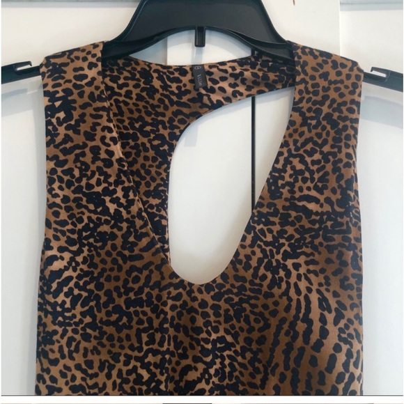NWOT Riller & Fount Leopard Mini Tank Dress Sz S for Anthropologie - Picture 6 of 8
